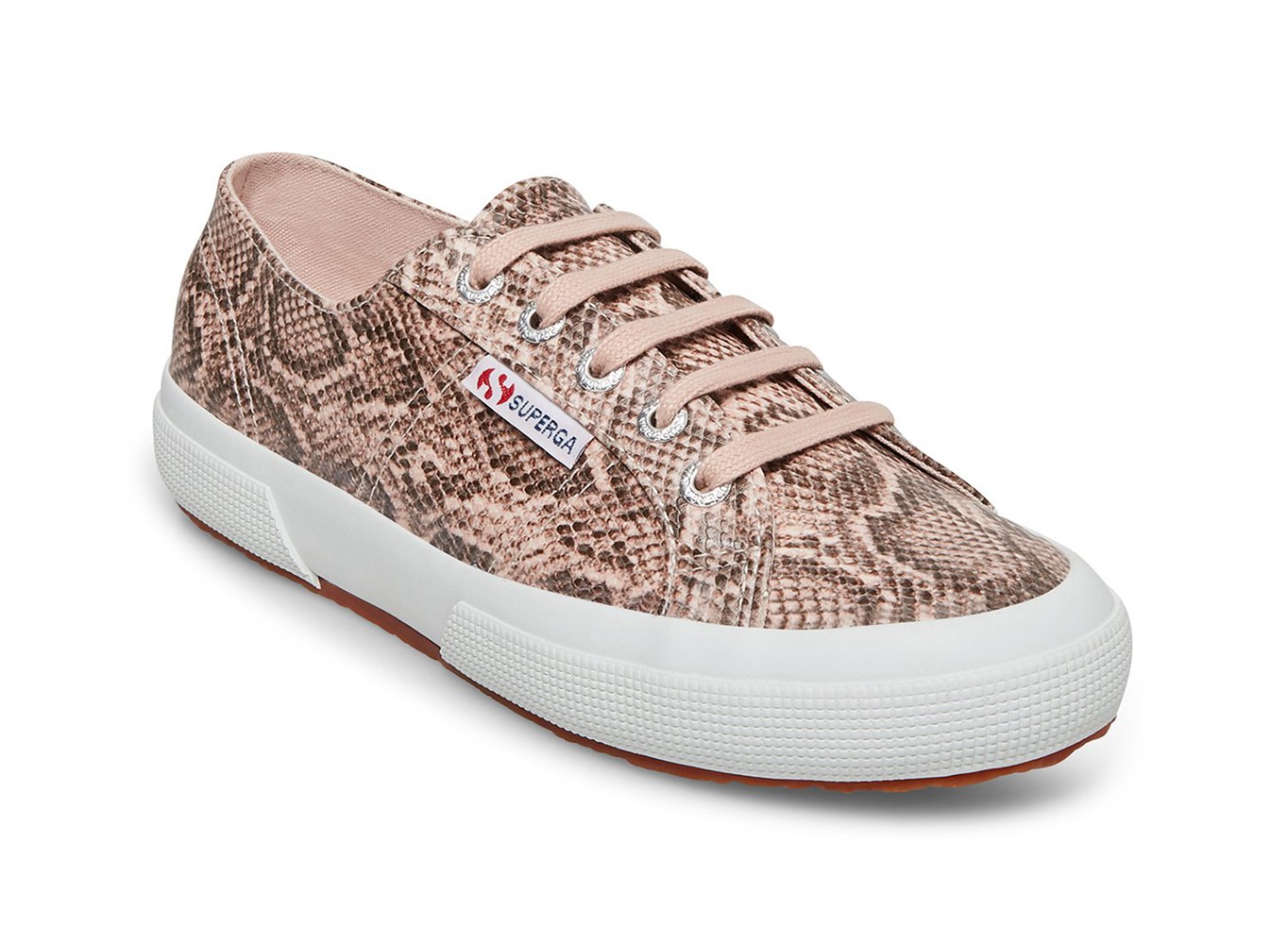 Tenis Feminino Bege/Serpentine - Superga 2750 Faux Snake - VXQAU-9017